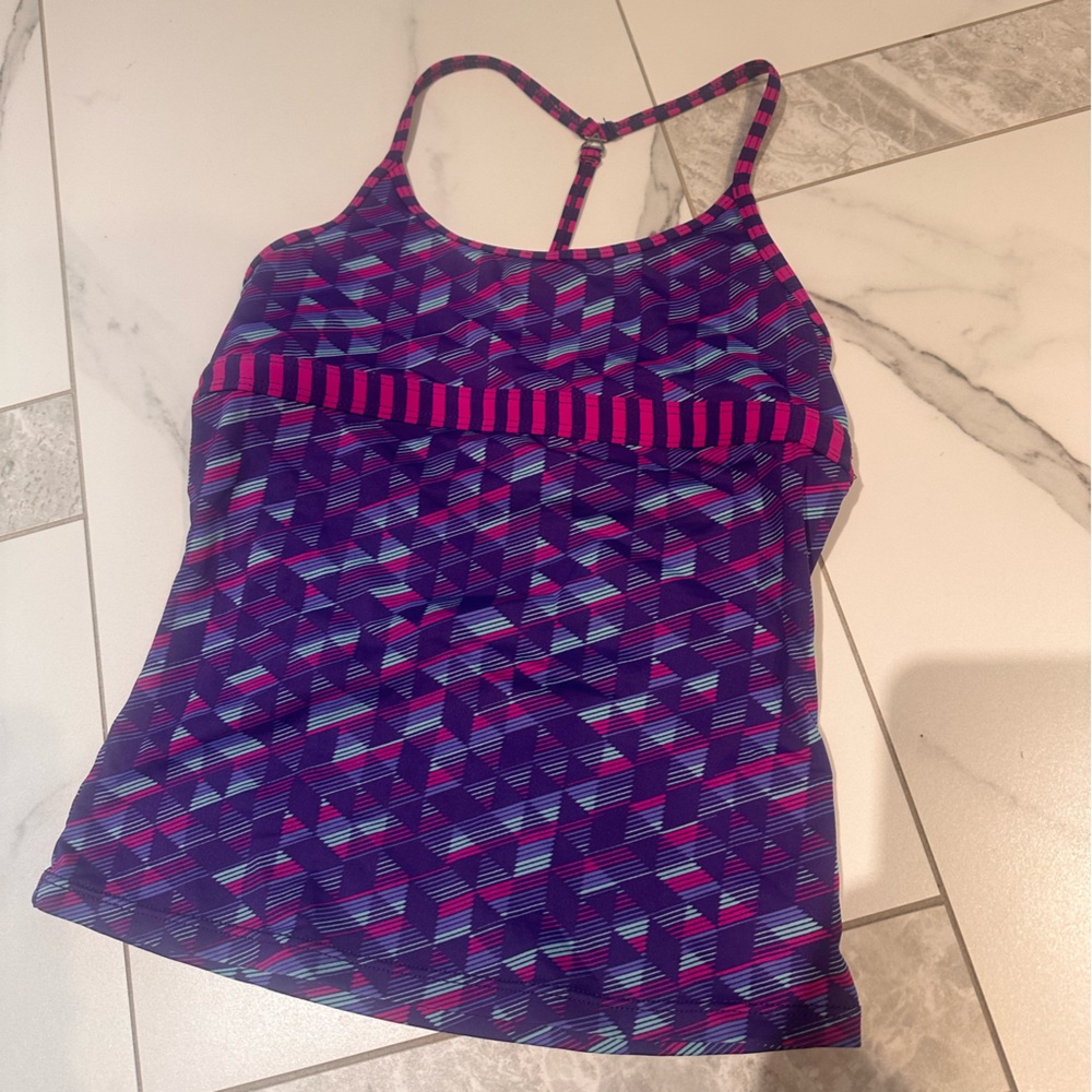 Athleta girl swim too 8-10